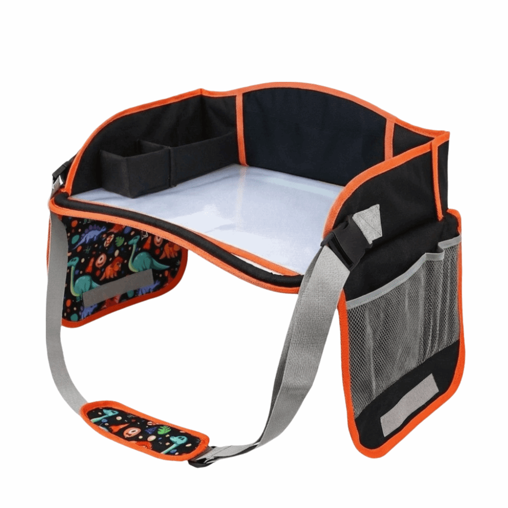 Car Seat Travel Bag - Tragbares Schreibtablett für Autositze, faltbares multifunktionales