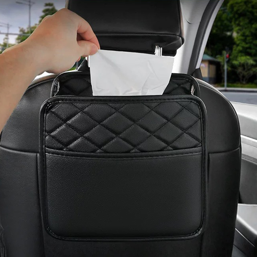 Car Seat Travel Bag - Universeller Auto-Hängemülleimer, faltbarer Abfalleimer, wasserdichter Organizer,