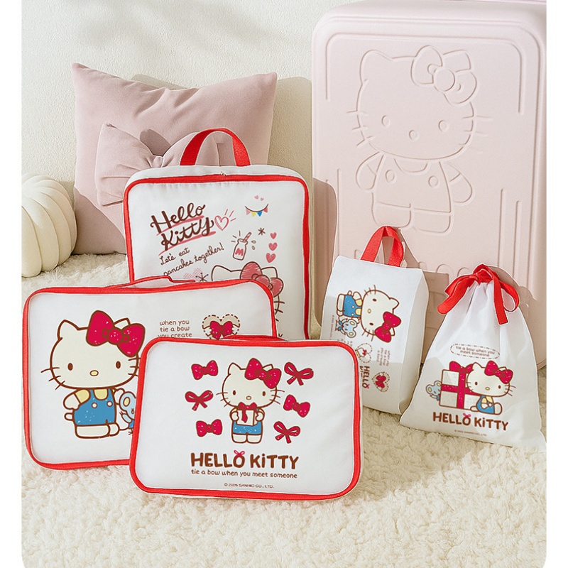 Travel Accessories For Japan - Hello Kitty Aufbewahrungstasche Niedliche Cartoon-Gepäcktasche Multifunktionale