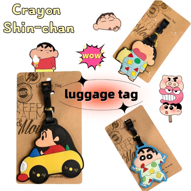 Travel Accessories Store - Crayon Shin-chan Cartoon Anime Persönlichkeit Mode-Gepäckanhänger