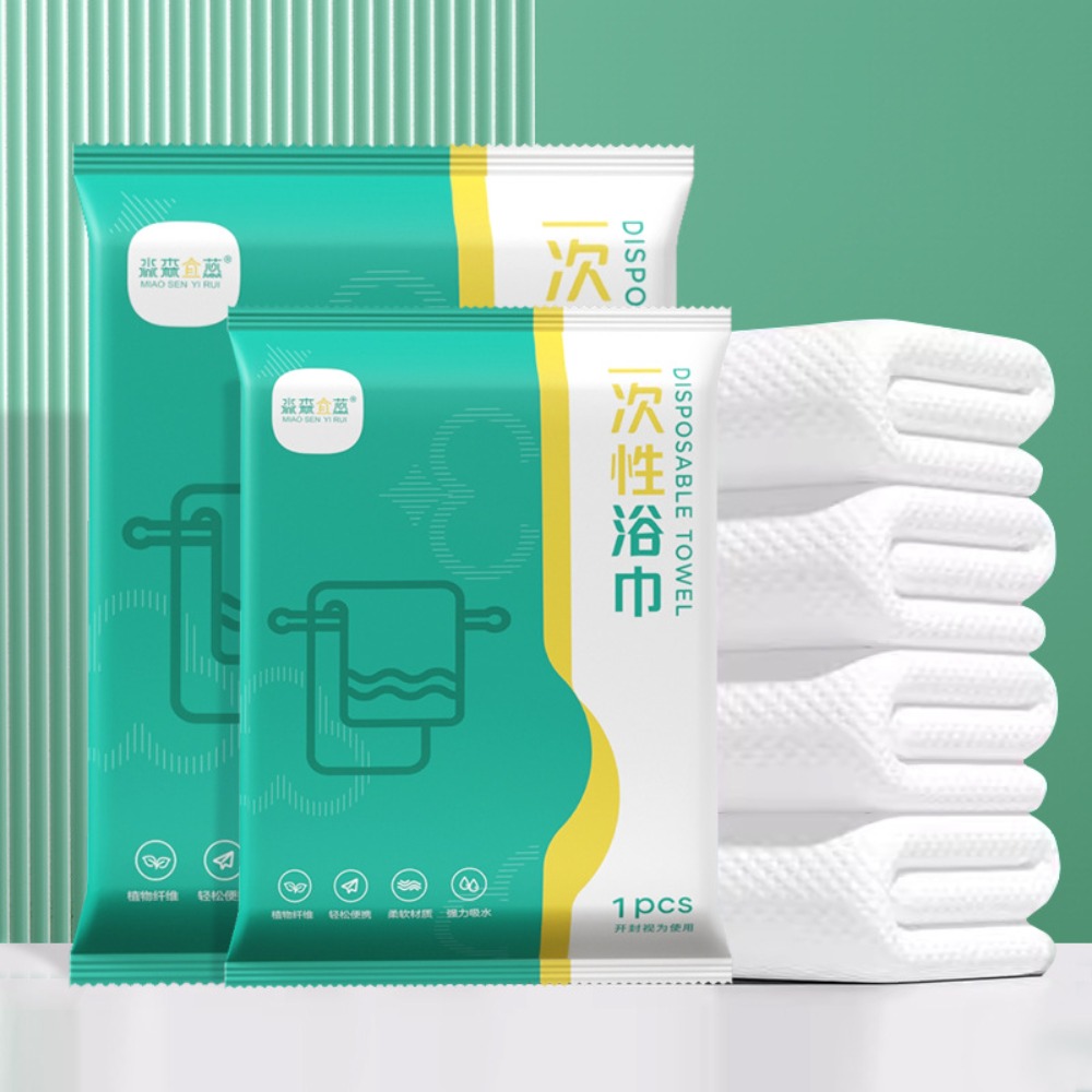 Travel Accessories Set - Einweg-Badetuch Verdicktes Komprimiertes Handtuch Tragbares Reisehandtuch