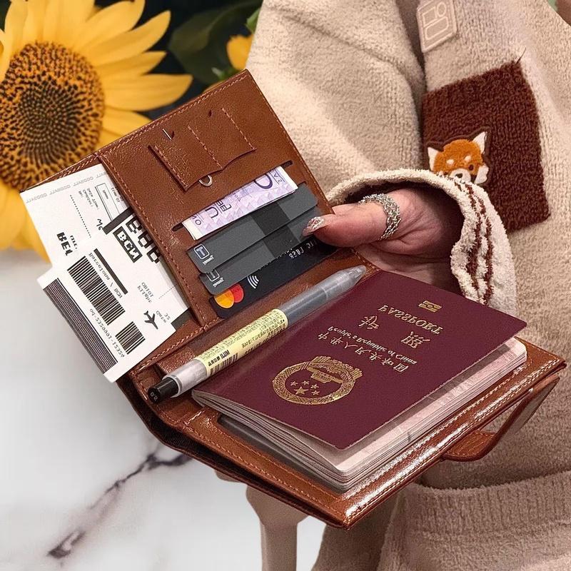 Qantas Travel Accessories - Reisepass-Brieftasche für Damen und Herren Kartenhalter