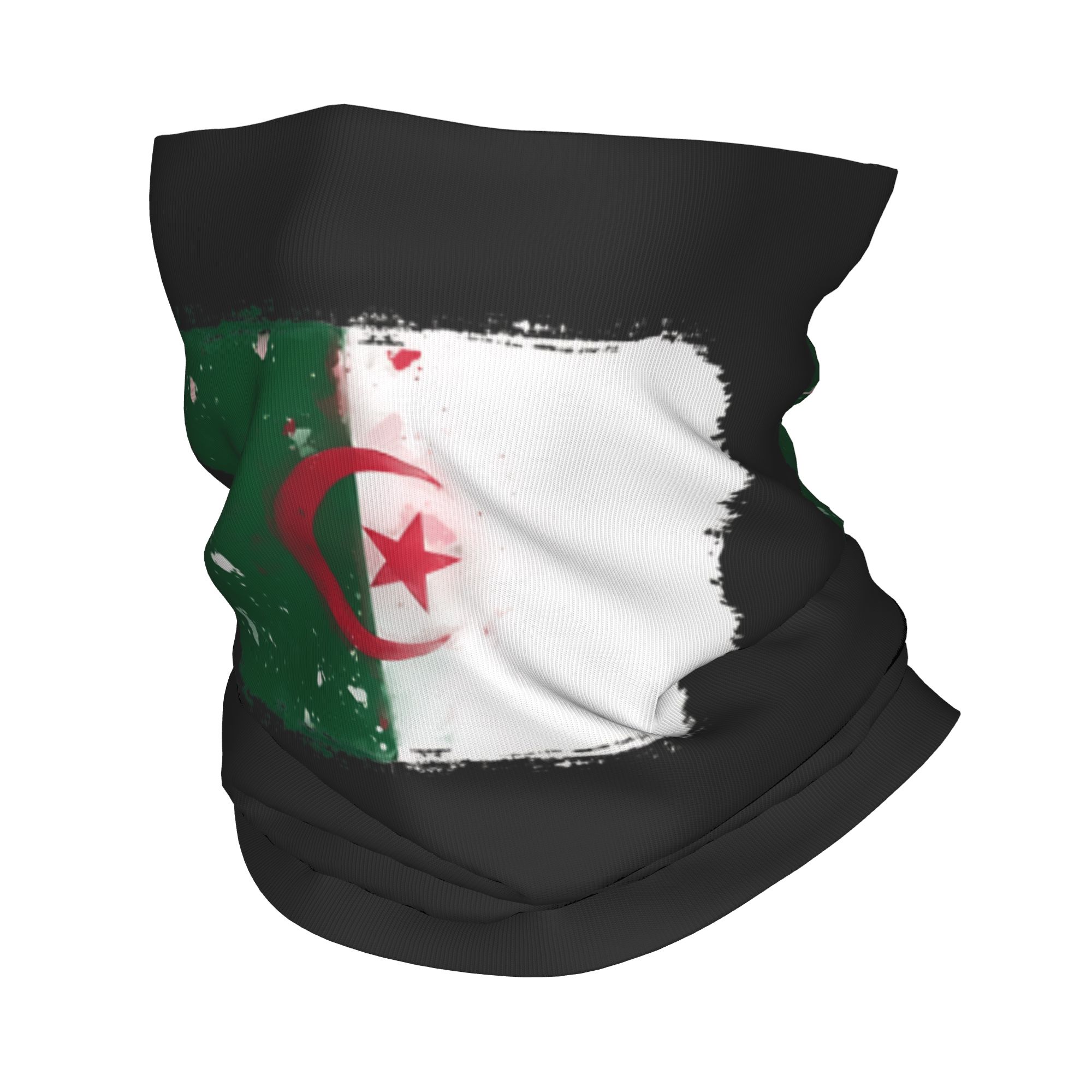 Travel Accessories Neck - Flagge von Algerien Bandana Retro Fahrradmaske