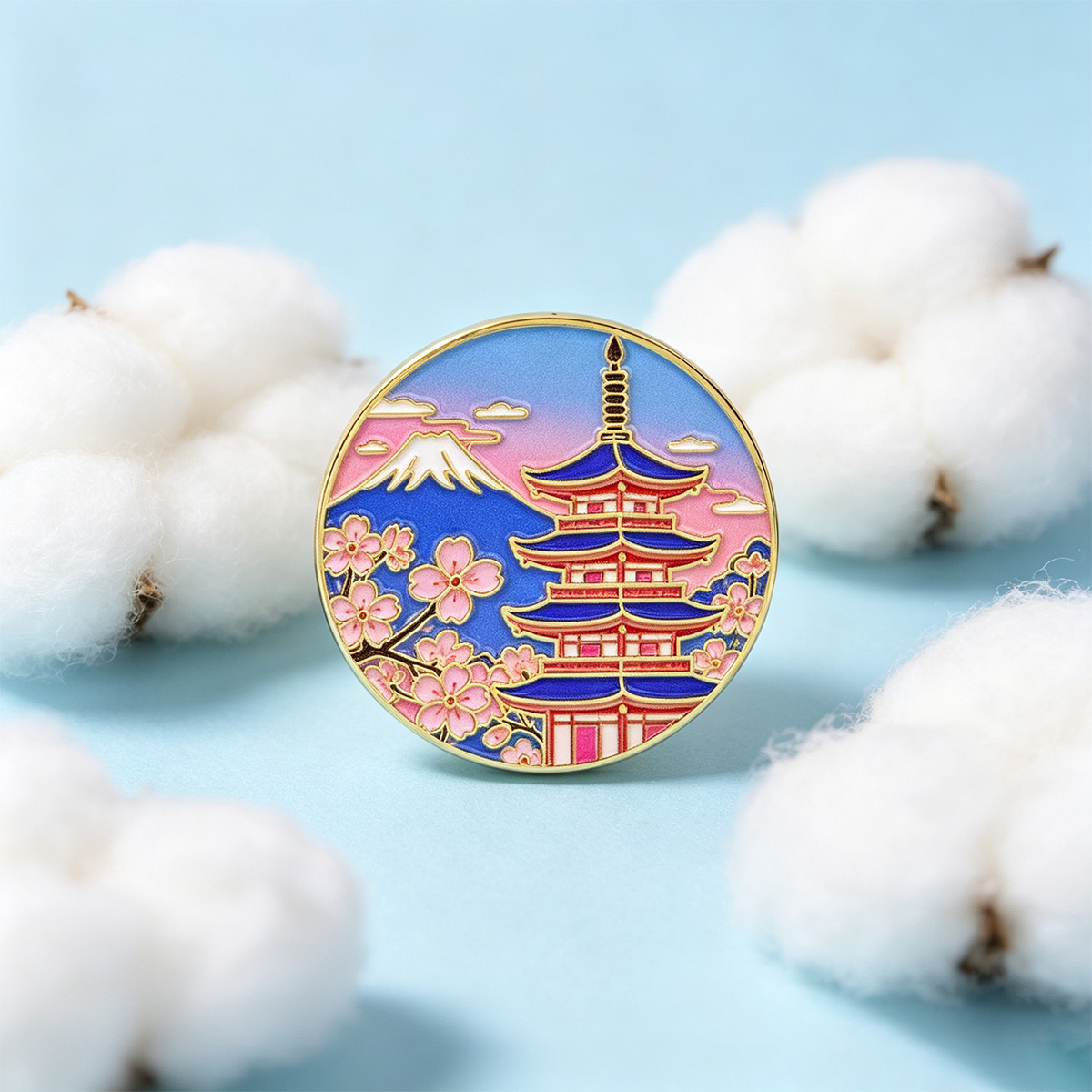 Japanische Kirschblüten-Emaill – Travel Accessories For Japan Bewertung und Preis