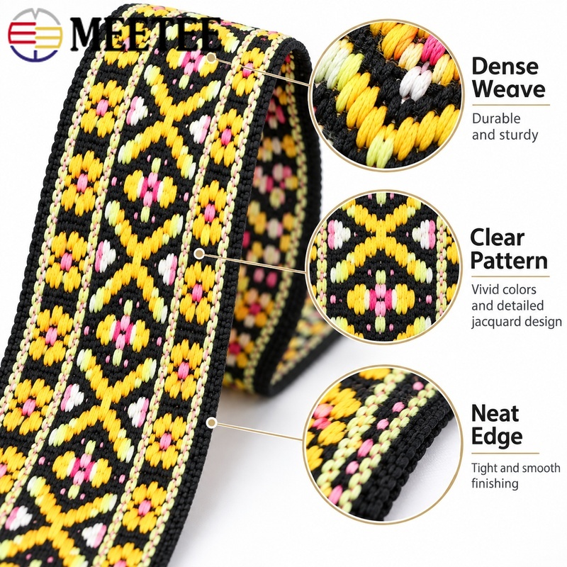 2/3/5/10M 38mm Polyester-Jacqu – Travel Accessories To Sew Bewertung und Preis