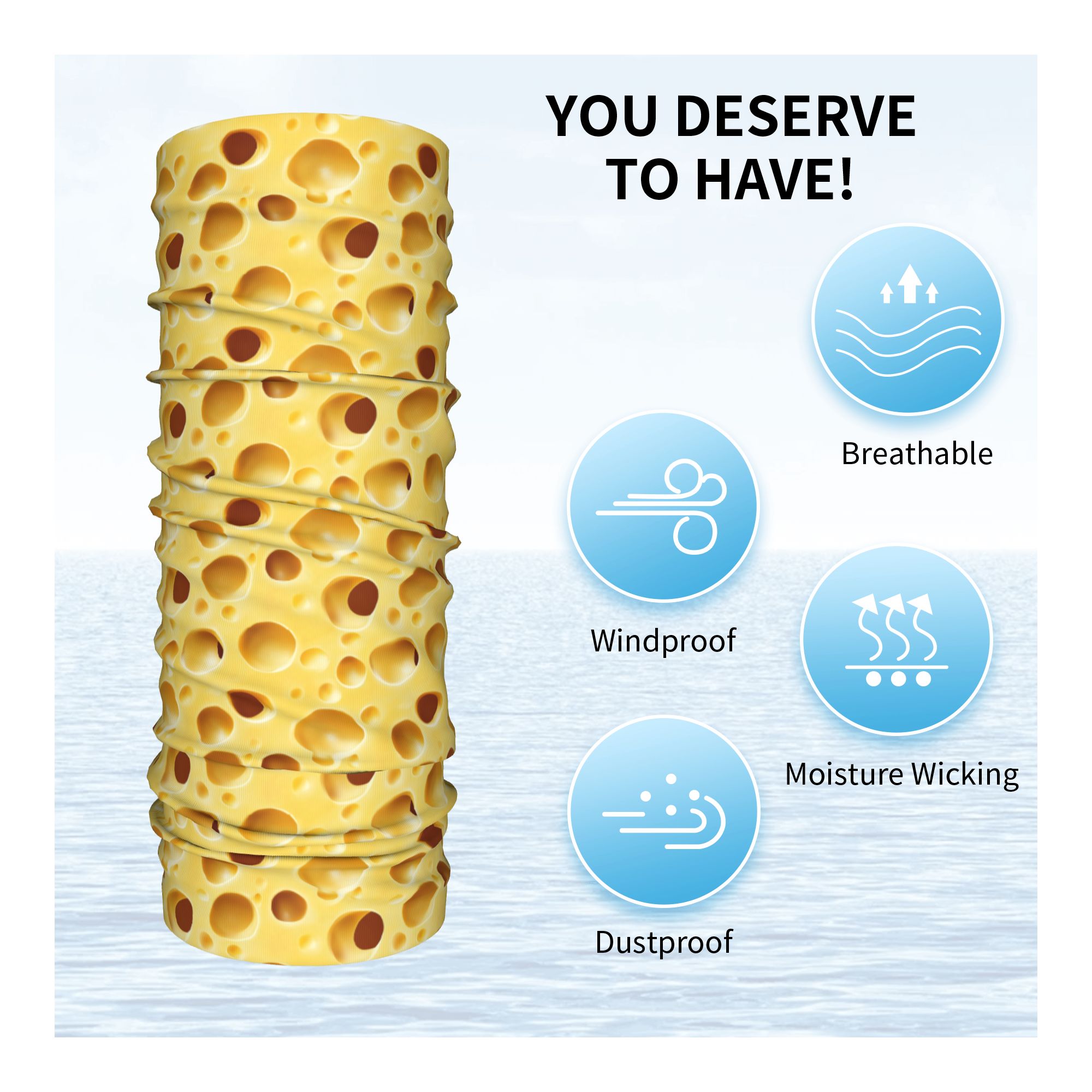 Cheese Bandana Halstuch, bedru – Travel Accessories Neck Bewertung und Preis