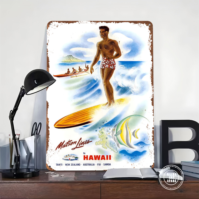 Vintage Matson Lines Hawaii Re – Travel Accessories Hawaii Bewertung und Preis