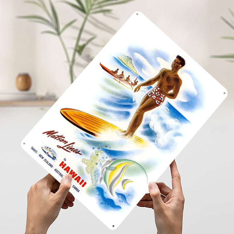 Vintage Matson Lines Hawaii Re – Travel Accessories Hawaii Bewertung und Preis