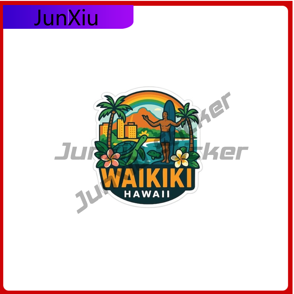 Waikiki Hawaii Reiseaufkleber, – Travel Accessories Hawaii Bewertung und Preis
