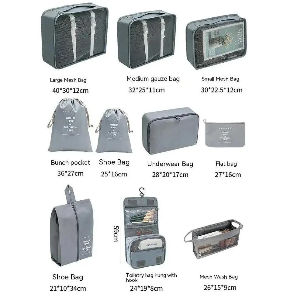 7/8/9/10 Pcs Set Reise Veranst – Travel Accessories Organiser Bewertung und Preis