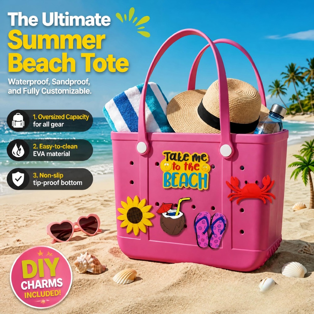 Übergroße Gummi-Strandtasche f – Travel Accessories Store Bewertung und Preis