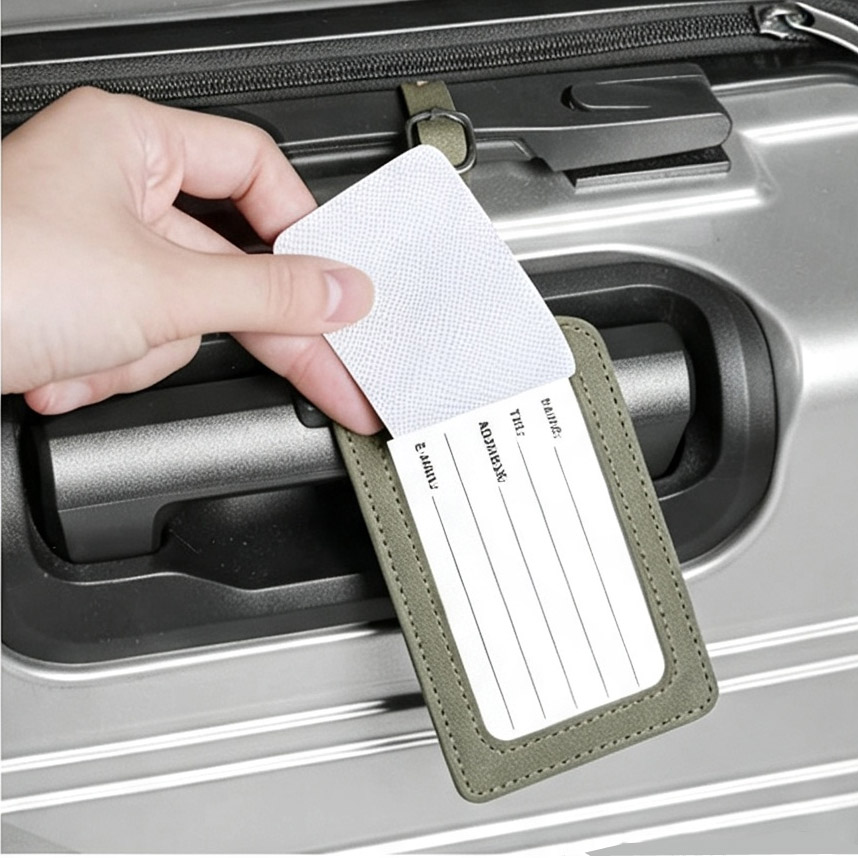 PU-Leder Flugzeug-Logo Gepäcka – Qantas Travel Accessories Bewertung und Preis