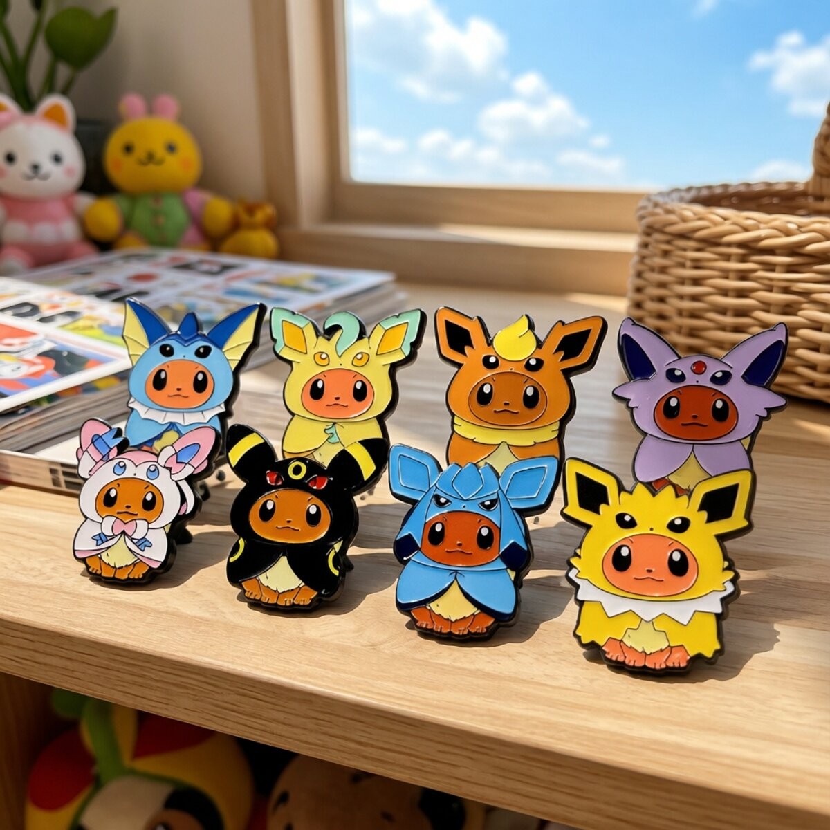 Kawaii Pokemon Anime Eevee Cos – Travel Accessories For Japan Bewertung und Preis
