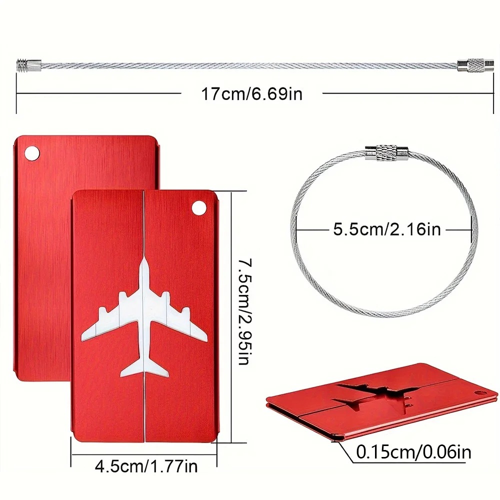 Flugzeug-Gepäckanhänger aus Al – Qantas Travel Accessories Bewertung und Preis
