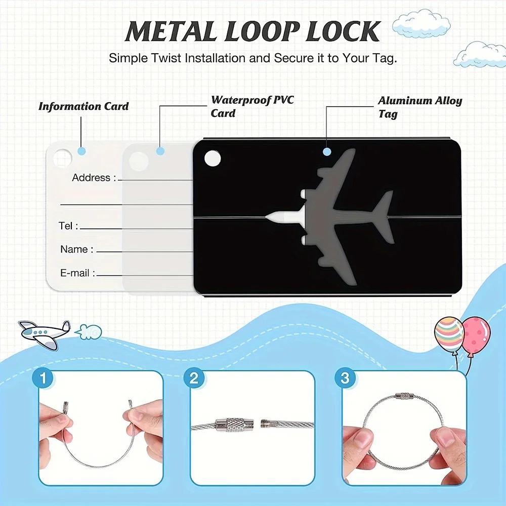 Flugzeug-Gepäckanhänger aus Al – Qantas Travel Accessories Bewertung und Preis