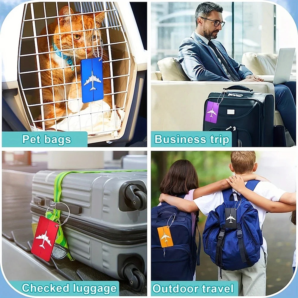 Flugzeug-Gepäckanhänger aus Al – Qantas Travel Accessories Bewertung und Preis