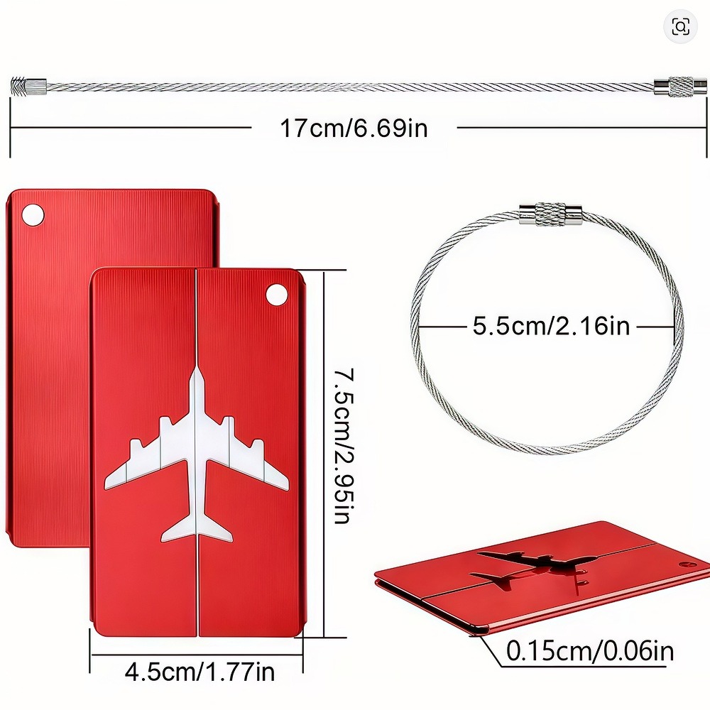 Reisegepäckanhänger aus Alumin – Qantas Travel Accessories Bewertung und Preis